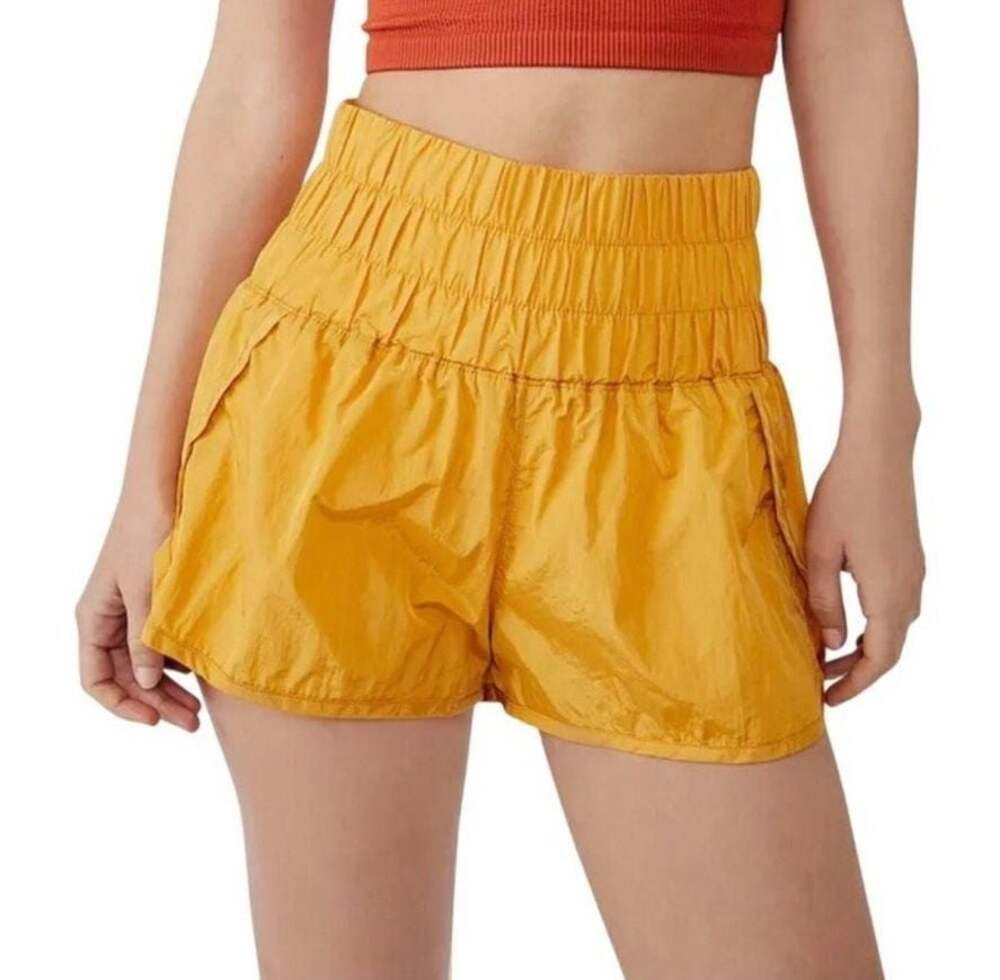 FP Movement by Free People The Way Home Women's Shorts Golden Orange